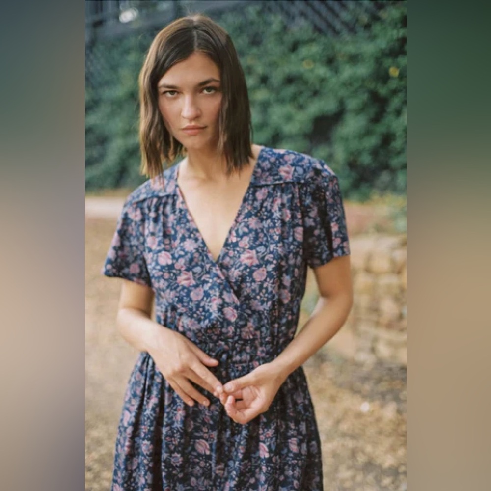 Christy Dawn, “The Simple Dawn Dress”, Blooming Pomegranate, Petite XS - Picture 6 of 7